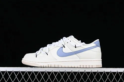 All categories Nk SB Dunk series Nk SB Dunk Low low-top sneakers Nk Dunk Low milk blue customized version of deconstructed strap casual sneakers DX5930-100